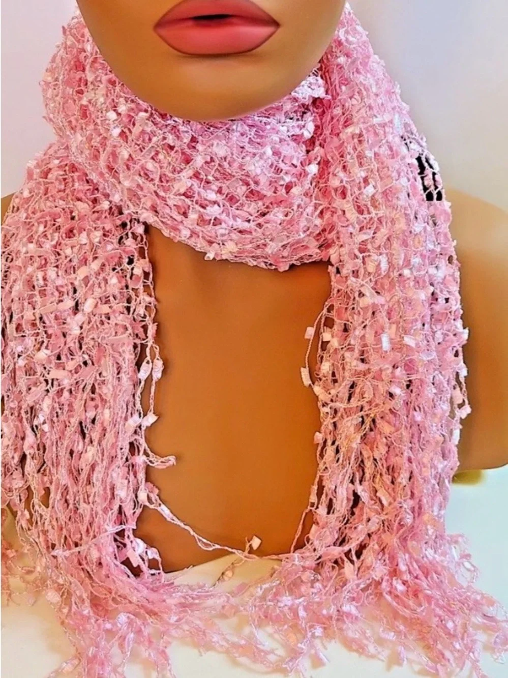 Kirks folly pink scarf new